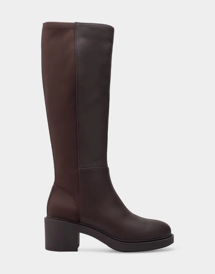 Aerosoles Comfortable Women039s Block Heel Tall Shaft Boot In Brown Genuine Leather Java Genuine Leather Women Tall Boots Aerosoles Comfortable Women039s Block Heel Tall Shaft Boot In Brown Genuine Leather Java Genuine Leather Women Tall Boots