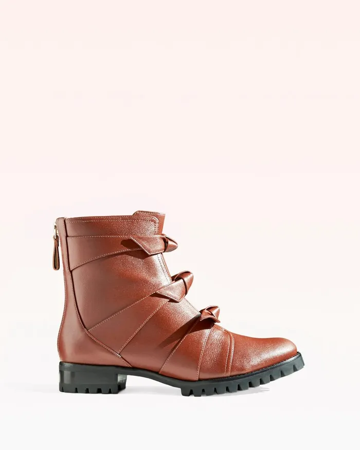 Boots Women Alexandre Birman Lolita Waterproof Bootie Rum 8211 Waterproof Boots 8211 Designer Boots On Sale Rum
