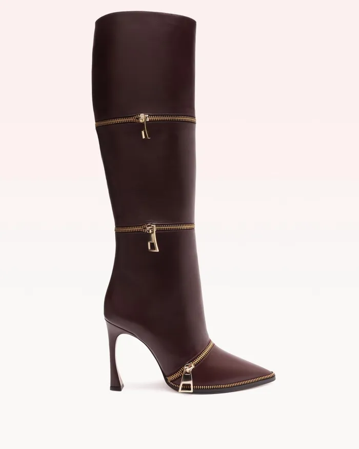 Boots Women Alexandre Birman Luxury Boots 8211 Zoe 85 Boot 8211 Alexandre Birman Boots 8211 Designer Boots Dark Plum Boots Women Alexandre Birman Luxury Boots 8211 Zoe 85 Boot 8211 Alexandre Birman Boots 8211 Designer Boots Dark Plum