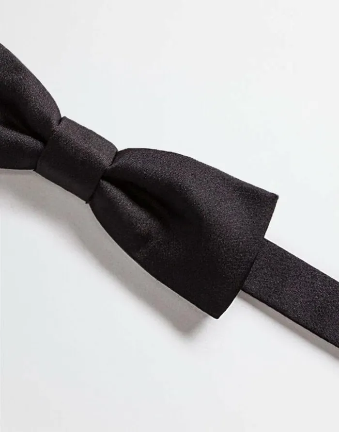 Dolce and Gabbana Ties And Pocket Squares Men Silk Bow Tie Black