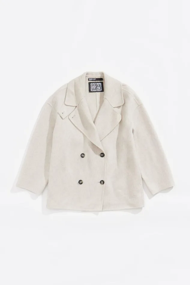 Ivory Tailored Doubleface Jacket Ivory Women Bimba Y Lola Coats And Trench Coats Ivory Tailored Doubleface Jacket Ivory Women Bimba Y Lola Coats And Trench Coats