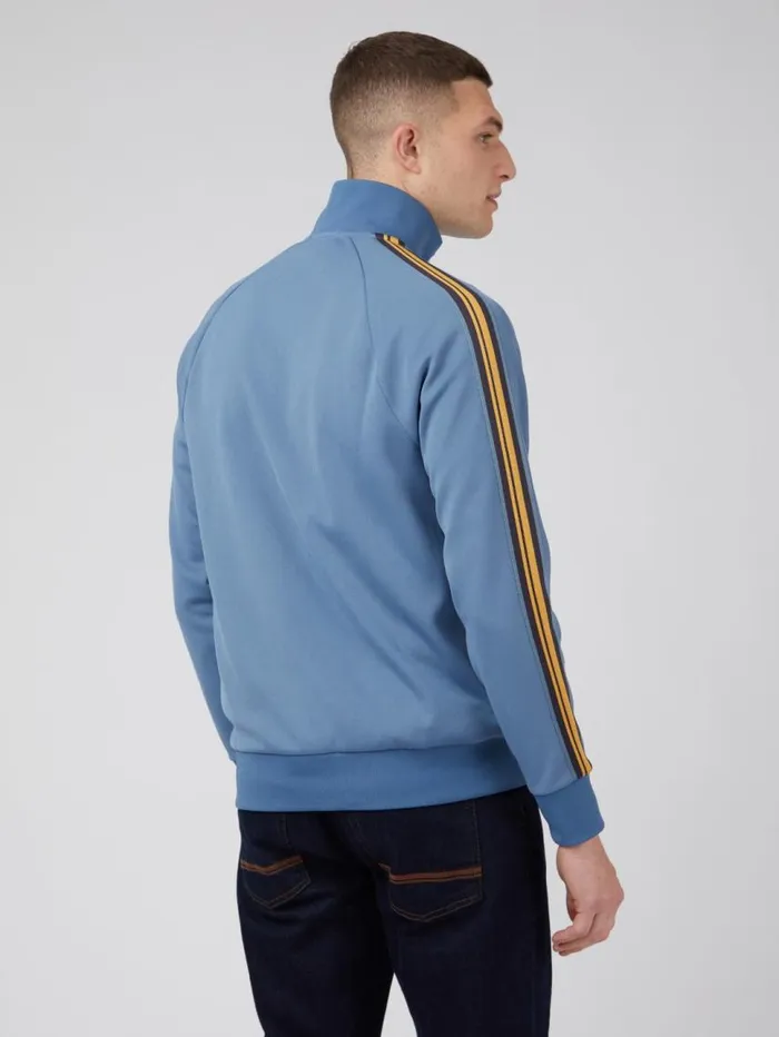 Men Ben Sherman Sweatshirts and Hoodies Signature ZipThrough Track Jacket 8211 Blue