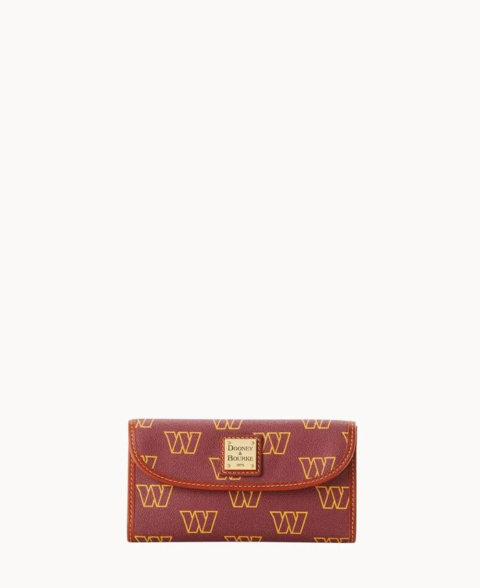NFL Washington Continental Clutch Washington ManWoman Dooney and Bourke Wallets
