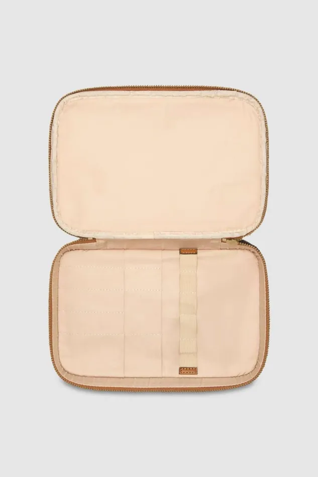 Oroton Wanderer Canvas Beauty Travel Case North Sea Amber Women Beauty Cases Oroton Wanderer Canvas Beauty Travel Case North Sea Amber Women Beauty Cases