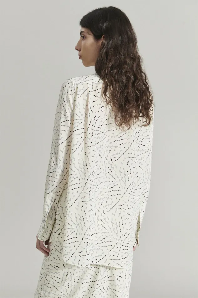Rachel Comey Shirts Women Mireille Top Ecru Multi