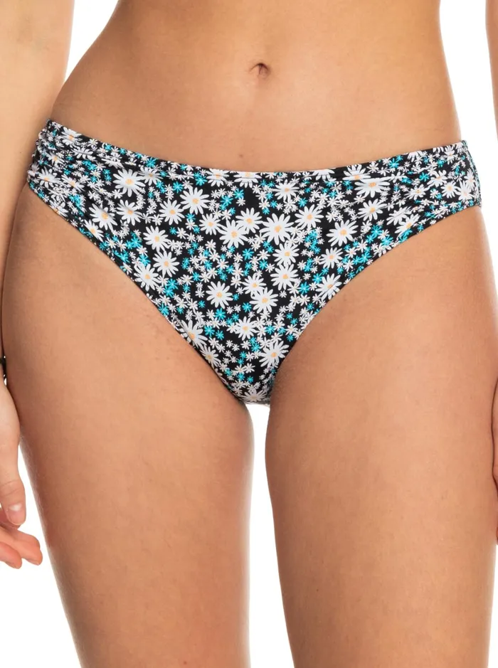 Roxy Bikinis Printed Beach Classics Hipster Bikini Bottoms Anthracite Cute Daisies 8211 Women Roxy Bikinis Printed Beach Classics Hipster Bikini Bottoms Anthracite Cute Daisies 8211 Women