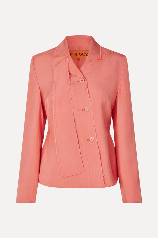Stine Goya Tops and Shirts SGNanci Jacket 8211 Coral 8211 Women