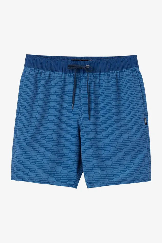 STOCKTON PRINT ELASTIC WAIST 18034 HYBRID SHORTS Copen Blue Men O039NEILL Clothing