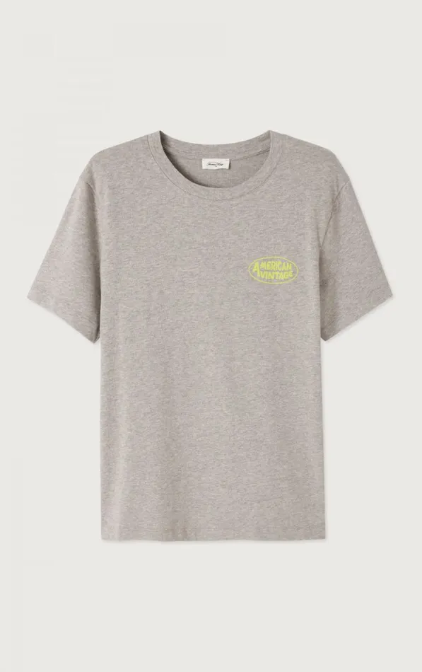 TShirt Ykobow Heather Grey Print Yellow Women American Vintage Short Sleeve TShirts TShirt Ykobow Heather Grey Print Yellow Women American Vintage Short Sleeve TShirts