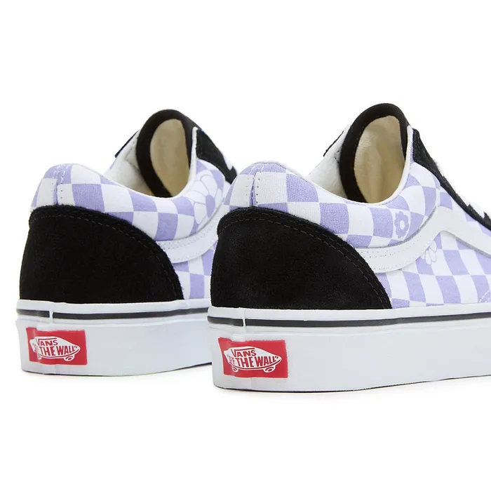 Vans Lowtop Shoes Men Old Skool Floral Check Purple