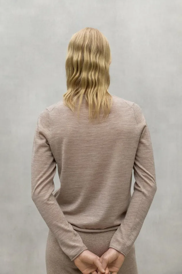 Women Beige Milo Sweater Ecoalf Knitwear