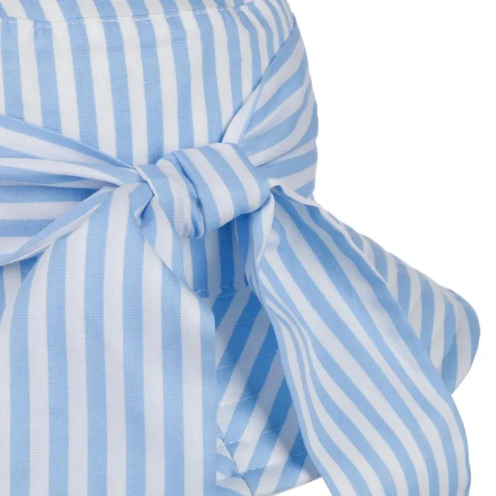 Women Floppy Hats Mayser Malu Stripes Reversible Hat Light Blue