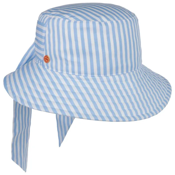 Women Floppy Hats Mayser Malu Stripes Reversible Hat Light Blue