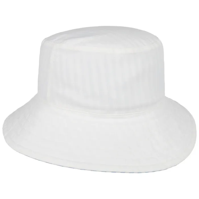 Women Floppy Hats Mayser Malu Stripes Reversible Hat Light Blue