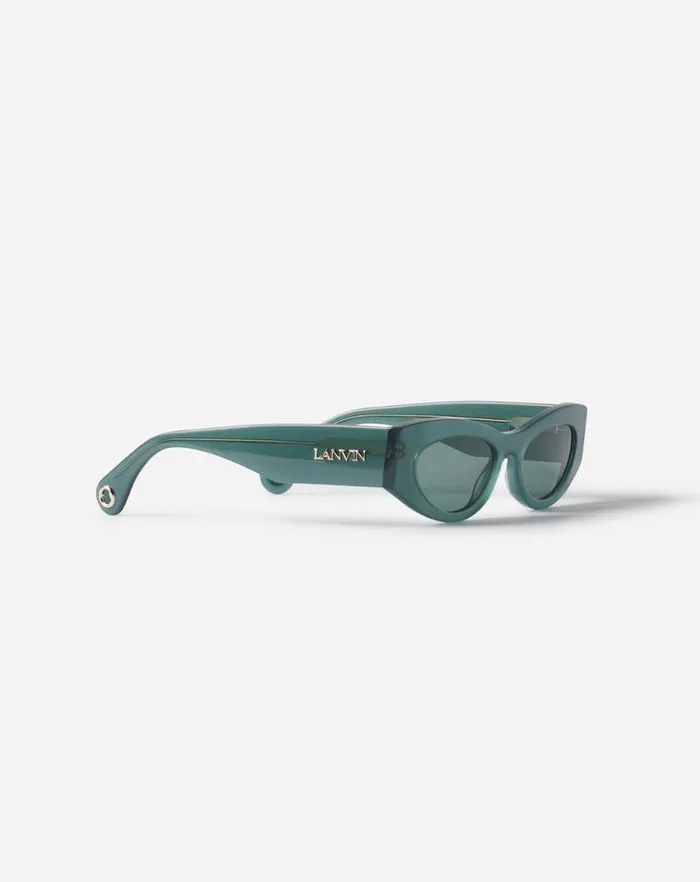Women Lanvin Sunglasses Lanvin Logo Sunglasses Dark Jade Women Lanvin Sunglasses Lanvin Logo Sunglasses Dark Jade