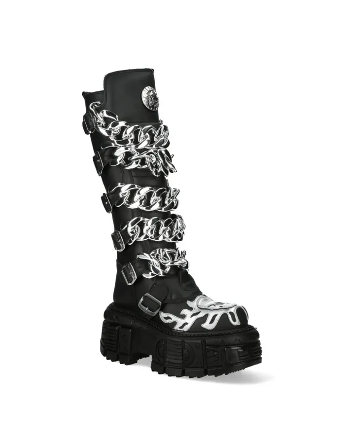 WomenMen MMet033C6 New Rock High Boots WomenMen MMet033C6 New Rock High Boots