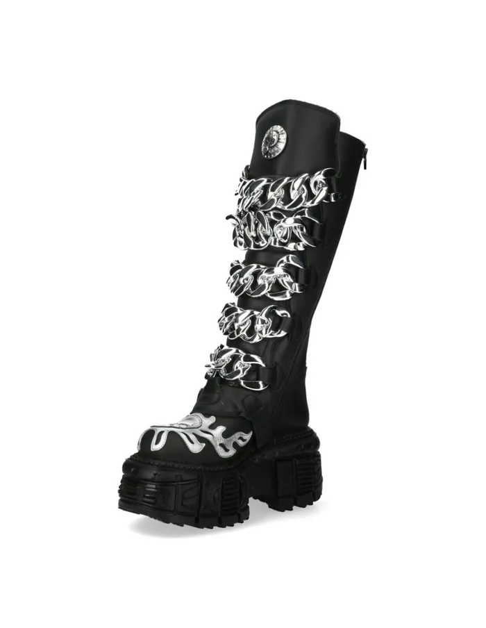 WomenMen MMet033C6 New Rock High Boots WomenMen MMet033C6 New Rock High Boots