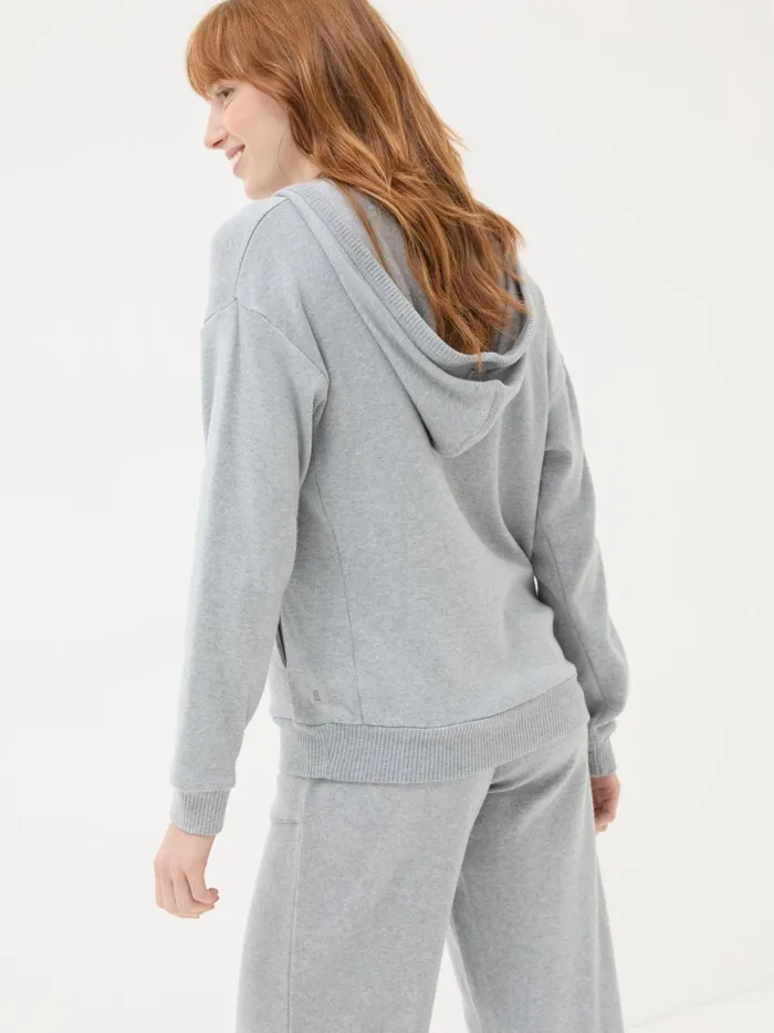 Women Pyjamas and Nightwear Fat Face Hannah Grey Lounge Top