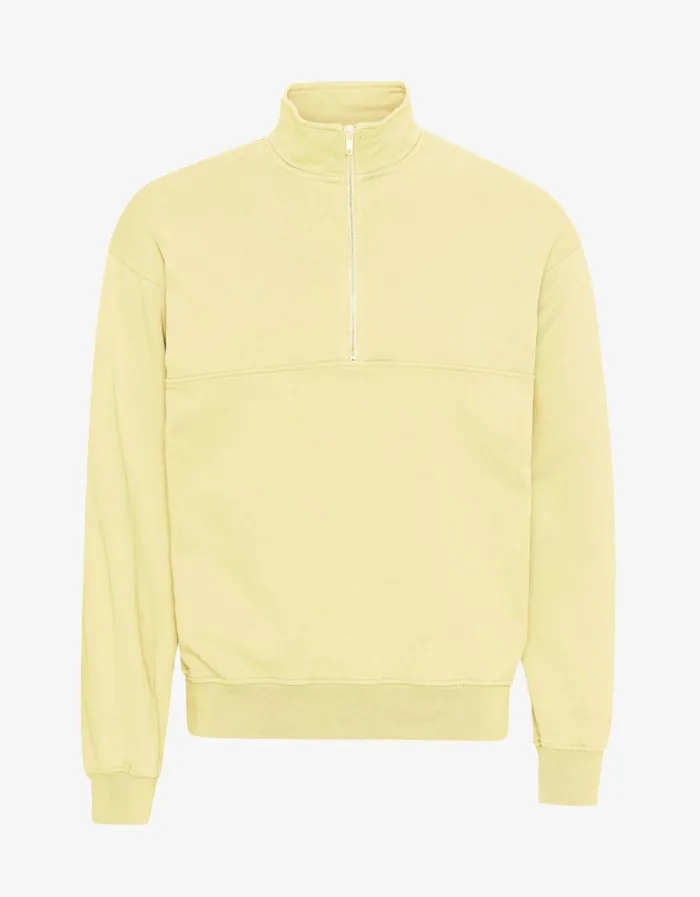 Women Quarter Zips Colorful Standard Organic Quarter Zip Soft Yellow