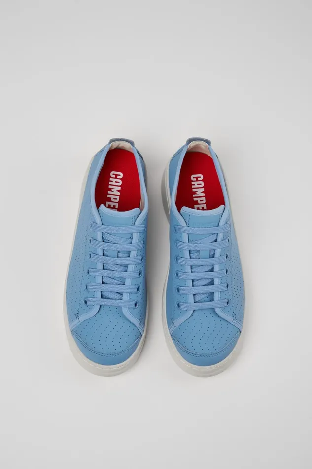 Women Runner Blue Leather Sneaker Camper Sneakers Women Runner Blue Leather Sneaker Camper Sneakers